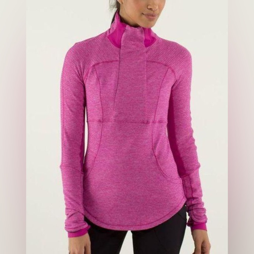 Lululemon Mini Check Pique Raspberry Base Runner … - image 2